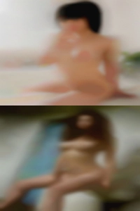Horny naked wife eating cum.